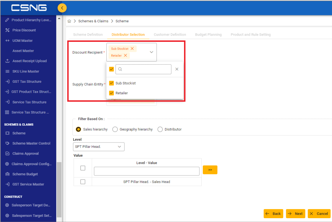  Streamlined Scheme Distribution with a Multi-Recipient Scheme