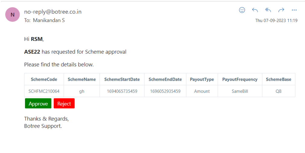 schemes and claims approval