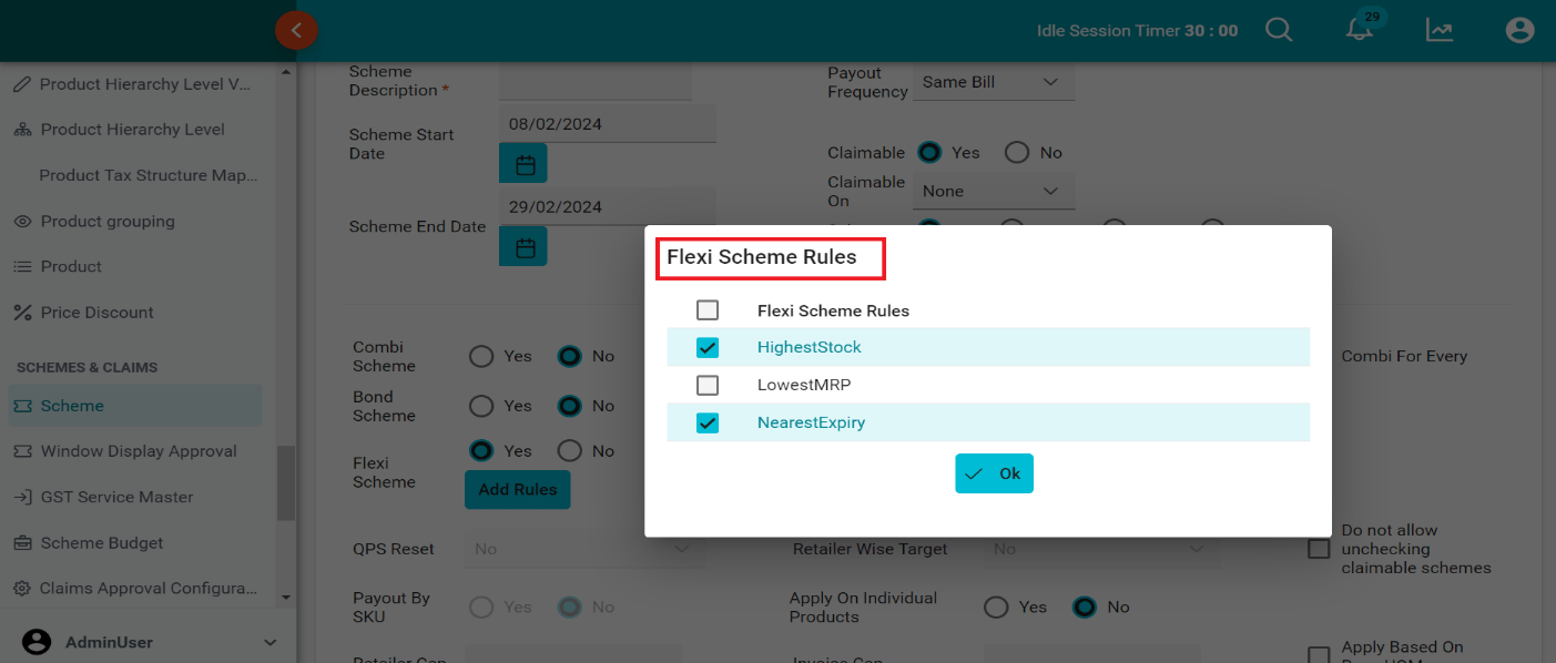 Enhanced Flexi Scheme Management: Streamlining Scheme Master Prioritization